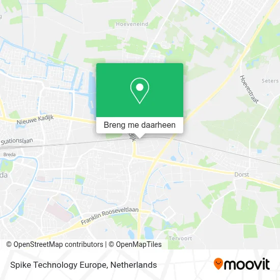 Spike Technology Europe kaart