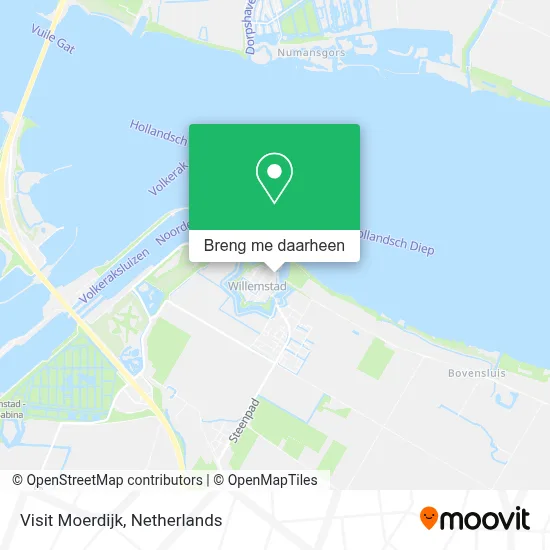 Visit Moerdijk kaart