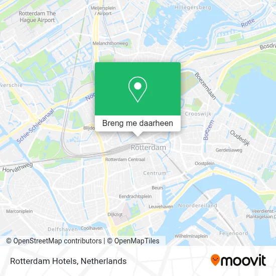 Rotterdam Hotels kaart