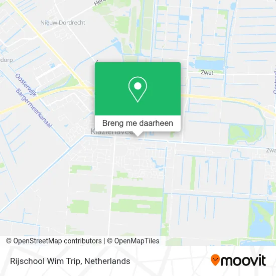 Rijschool Wim Trip kaart