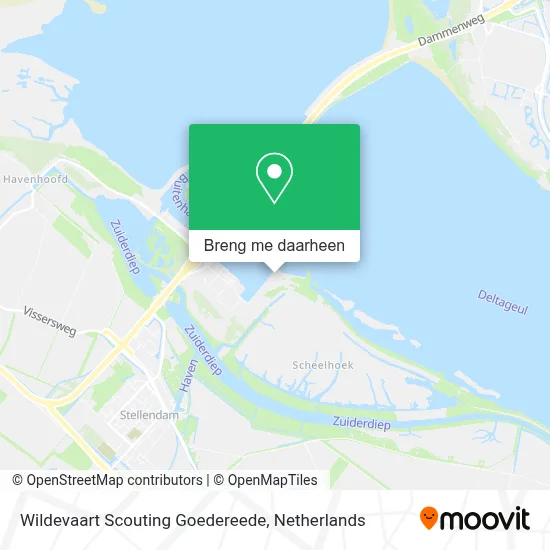 Wildevaart Scouting Goedereede kaart