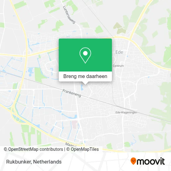 Rukbunker kaart
