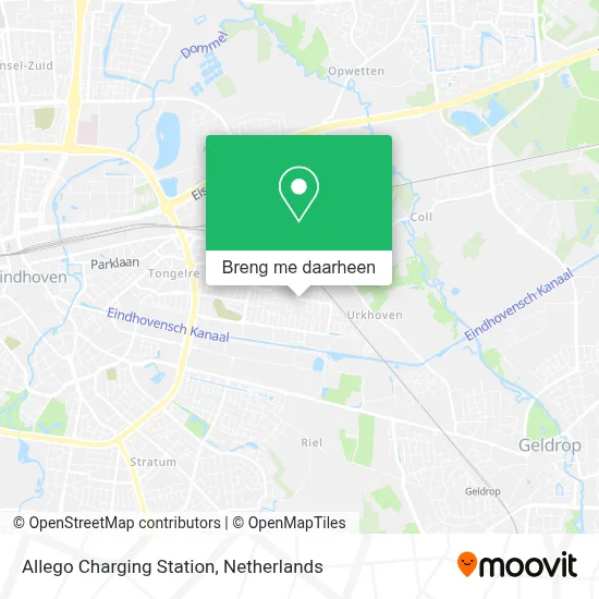 Allego Charging Station kaart