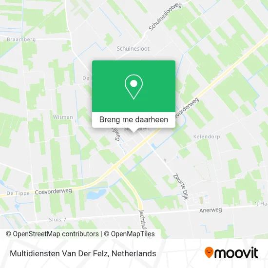Multidiensten Van Der Felz kaart