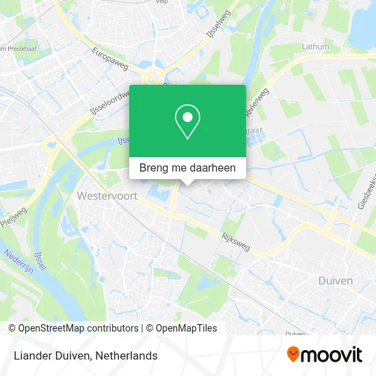 Liander Duiven kaart