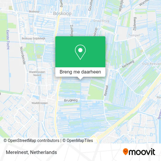 Merelnest kaart