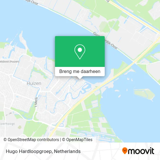 Hugo Hardloopgroep kaart