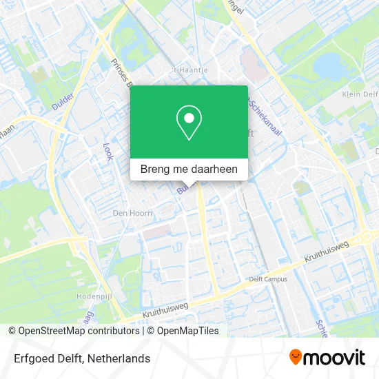 Erfgoed Delft kaart