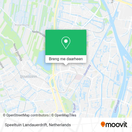 Speeltuin Landauerdrift kaart
