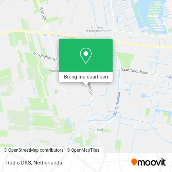 Radio DKS kaart