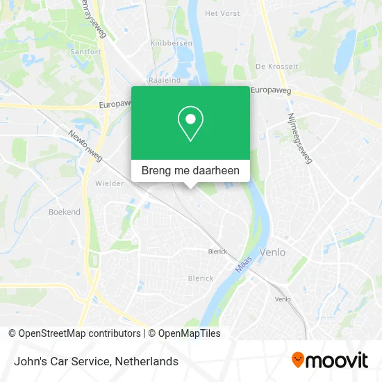 John's Car Service kaart