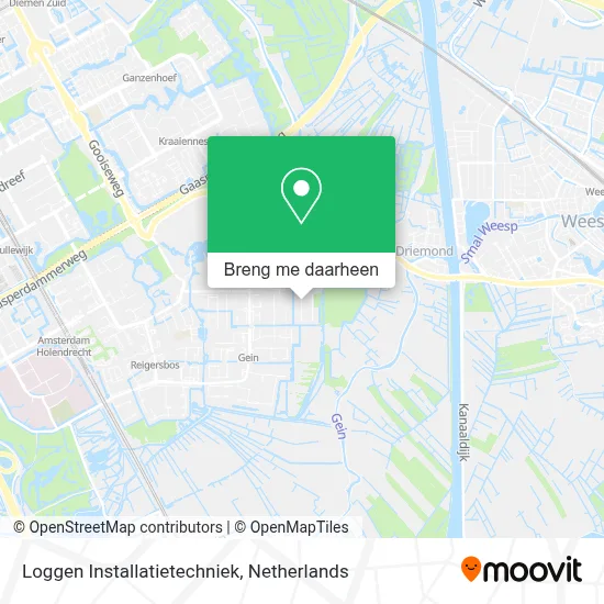 Loggen Installatietechniek kaart