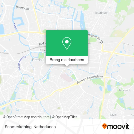 Scooterkoning kaart