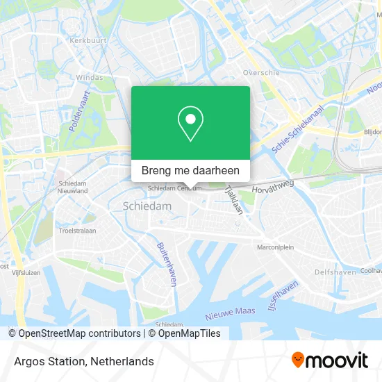 Argos Station kaart