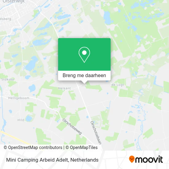 Mini Camping Arbeid Adelt kaart