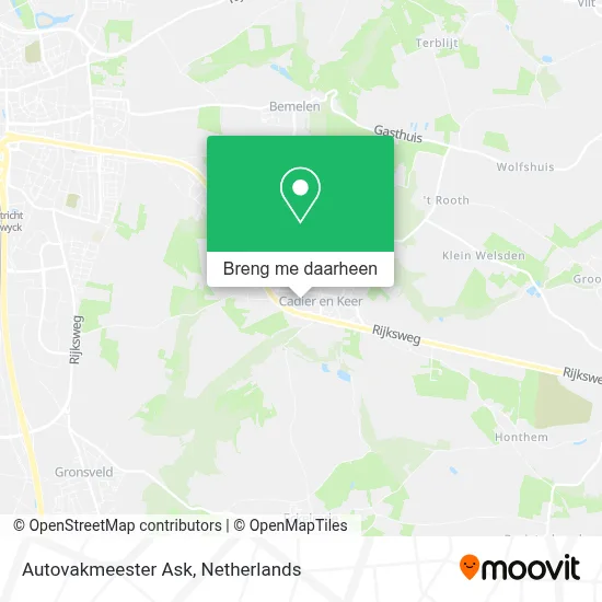 Autovakmeester Ask kaart