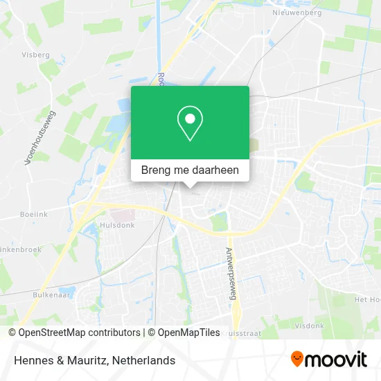 Hennes & Mauritz kaart