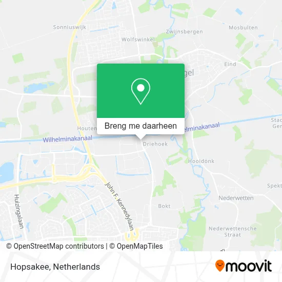 Hopsakee kaart