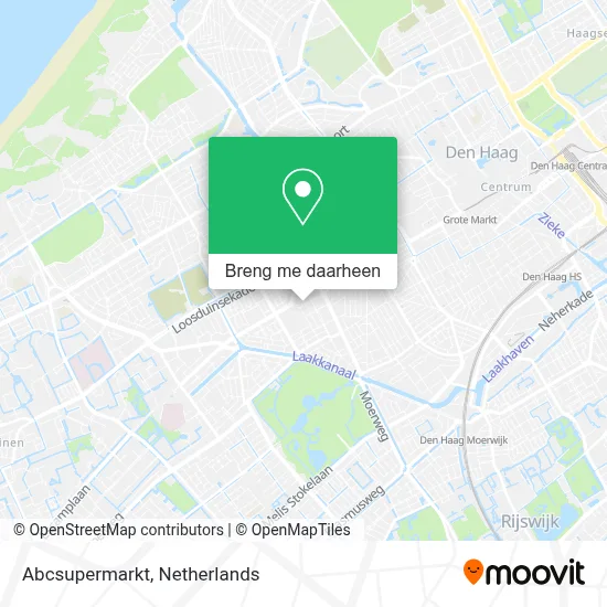 Abcsupermarkt kaart