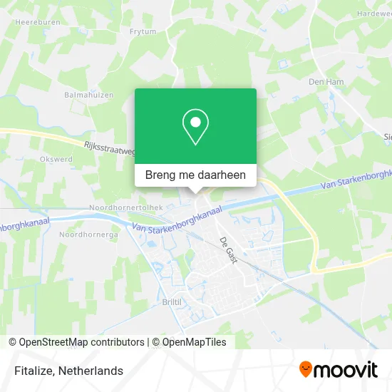 Fitalize kaart