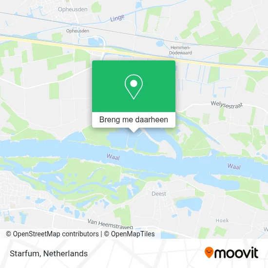 Starfum kaart
