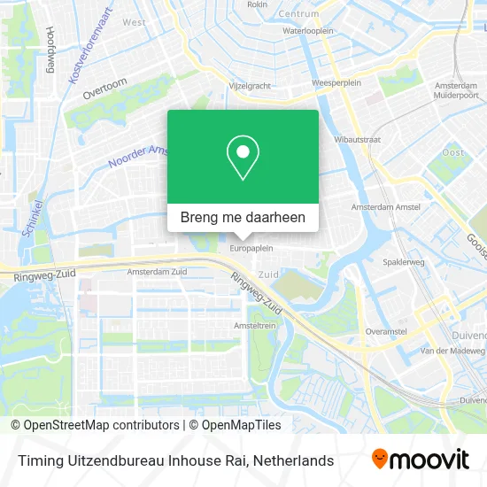 Timing Uitzendbureau Inhouse Rai kaart