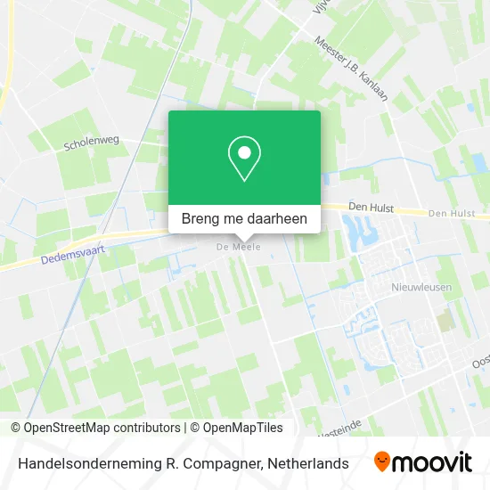 Handelsonderneming R. Compagner kaart
