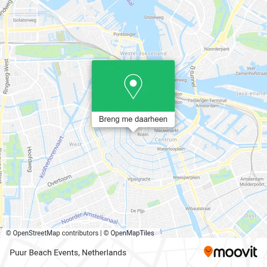 Puur Beach Events kaart