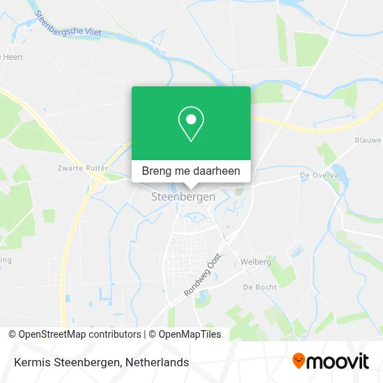Kermis Steenbergen kaart