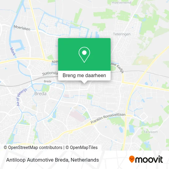Antiloop Automotive Breda kaart