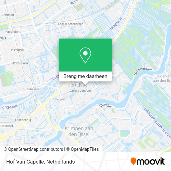 Hof Van Capelle kaart
