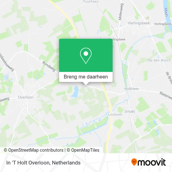 In 'T Holt Overloon kaart