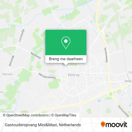 Gastouderopvang Mini&Maxi kaart