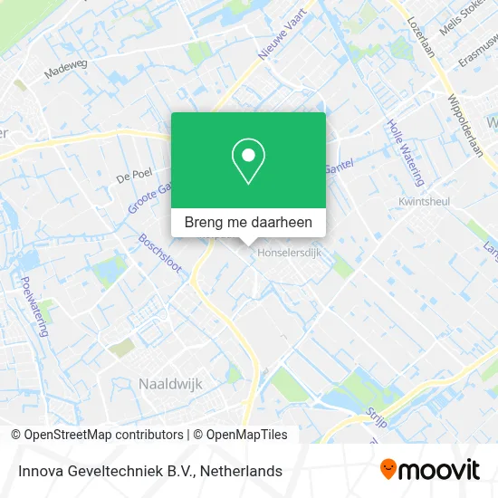 Innova Geveltechniek B.V. kaart