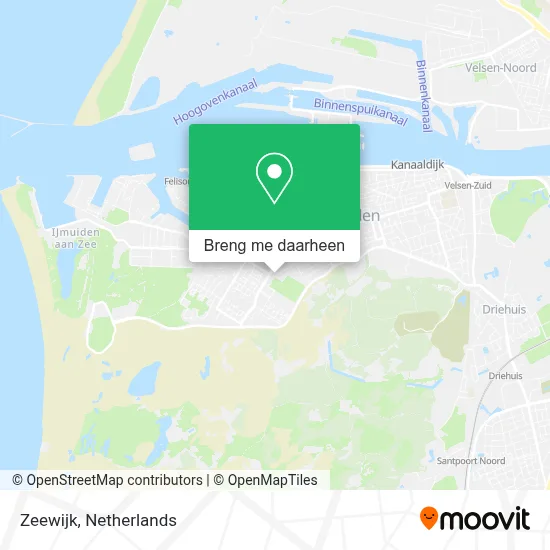 Zeewijk kaart