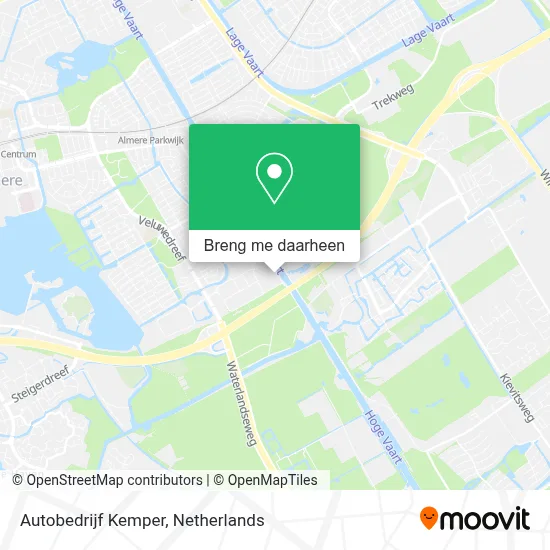 Autobedrijf Kemper kaart
