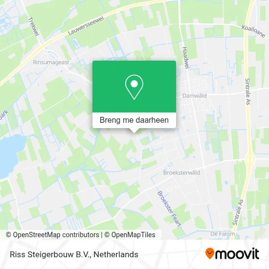 Riss Steigerbouw B.V. kaart