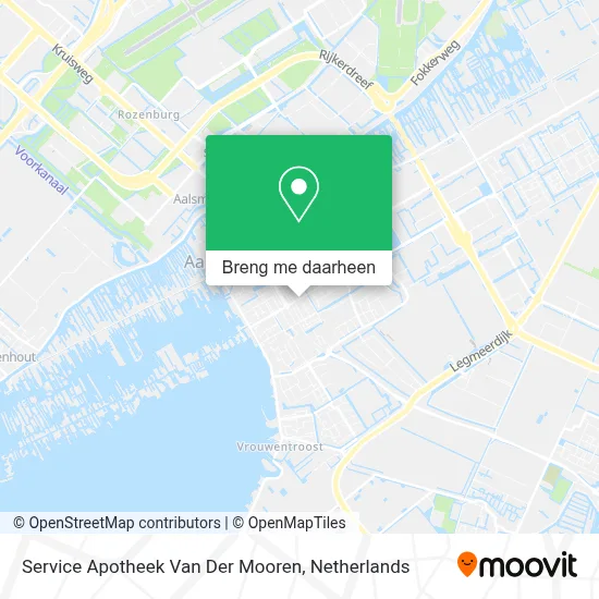 Service Apotheek Van Der Mooren kaart