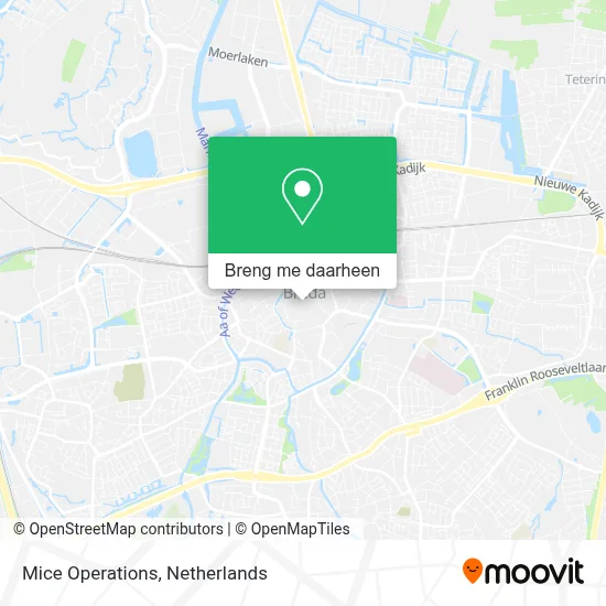 Mice Operations kaart