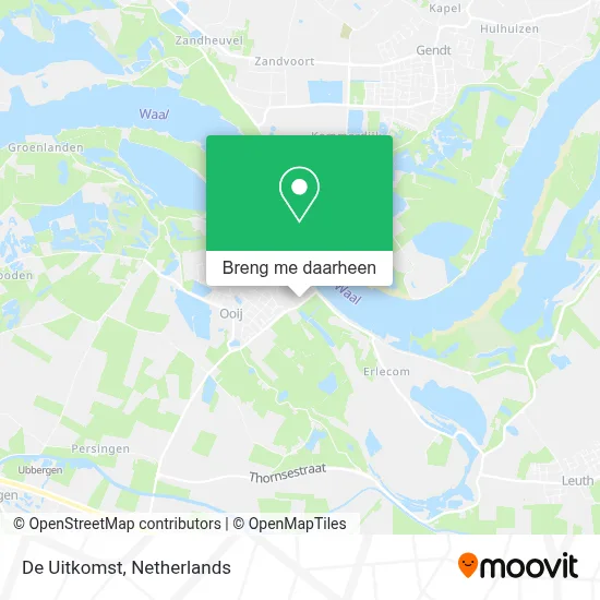 De Uitkomst kaart