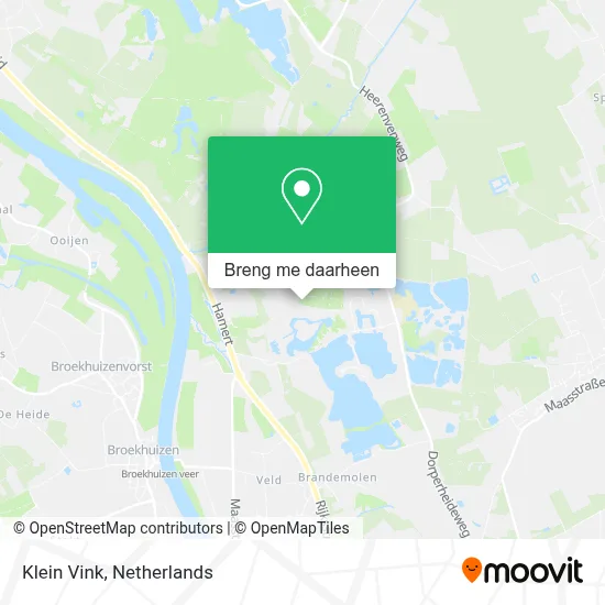 Klein Vink kaart