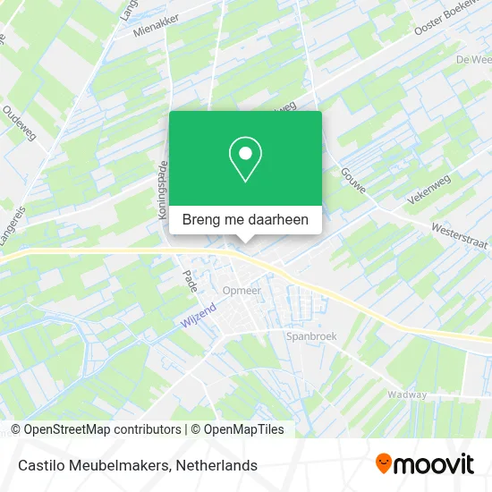 Castilo Meubelmakers kaart
