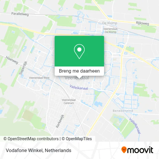 Vodafone Winkel kaart