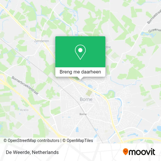 De Weerde kaart