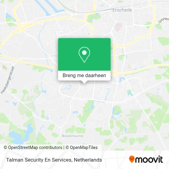 Talman Security En Services kaart