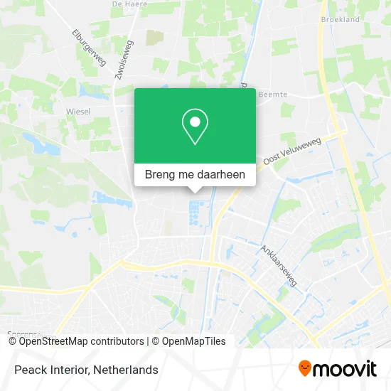 Peack Interior kaart
