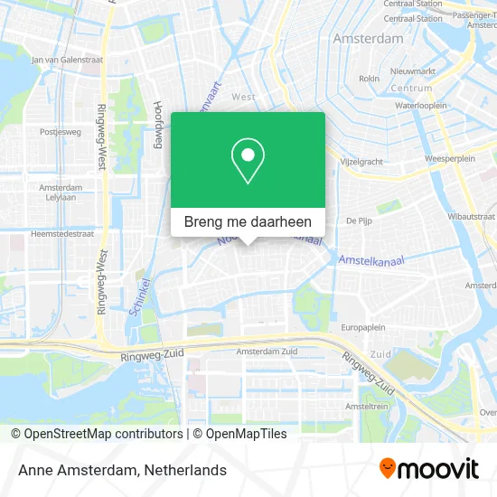 Anne Amsterdam kaart