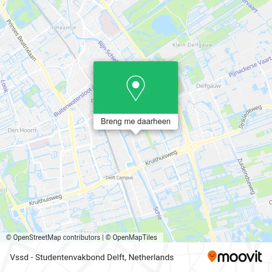 Vssd - Studentenvakbond Delft kaart