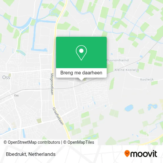 Bbedrukt kaart