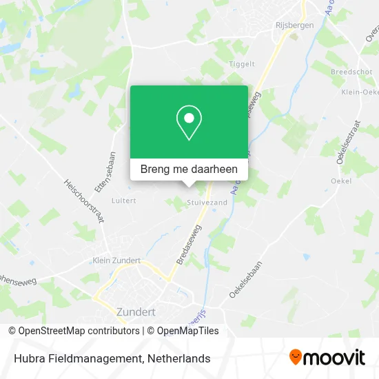 Hubra Fieldmanagement kaart